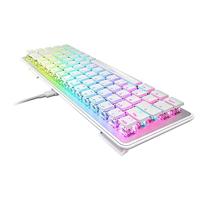 Roccat Vulcan II Mini – 65% optisch gamingtoetsenbord (DE-lay-out), RGB-verlichting, afneembare kabel, aluminium oppervlak, wit