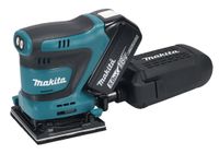 Makita DBO481RTJ Accu Handpalm Vlakschuurmachine | 18V | 2 x 5.0 Ah accu + snellader | In Mbox - DBO481RTJ - thumbnail