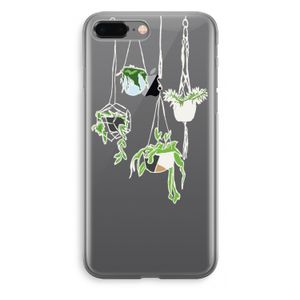 Hang In There: iPhone 8 Plus Transparant Hoesje