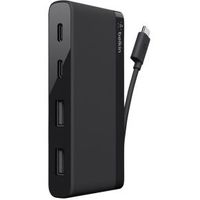 Belkin Travel Hub USB-C 4-Port zwart F4U090btLBK - thumbnail