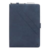 Shop4 - iPad Pro 12.9 (2018) Hoes - Book Cover Retro Donker Blauw