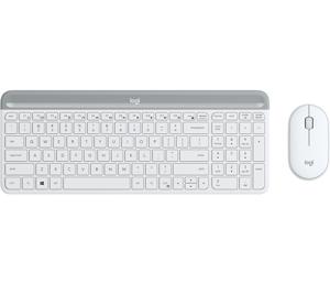 Logitech MK470 toetsenbord Inclusief muis USB QWERTY Engels Wit