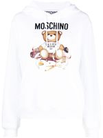 Moschino hoodie à imprimé ourson - Blanc