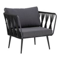 Bloomingville Pavone Fauteuil - Zwart