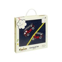 Playshoes badcape cadeauset brandweer marine Maat