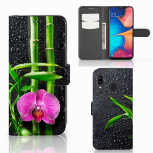 Samsung Galaxy A30 Hoesje Orchidee