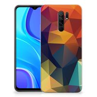 Xiaomi Redmi 9 TPU Hoesje Polygon Color - thumbnail