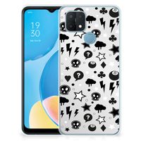 Silicone Back Case OPPO A15 Silver Punk