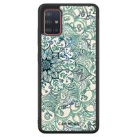 Samsung Galaxy A51 hoesje - Mandala blauw