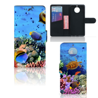 Moto G5S Telefoonhoesje met Pasjes Vissen