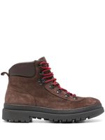 Polo Ralph Lauren bottines en daim à lacets - Marron