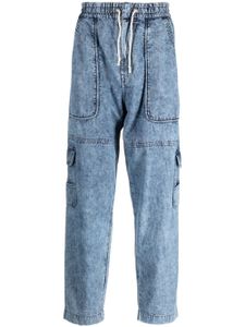 MARANT pantalon cargo en coton à lien de resserrage - Bleu