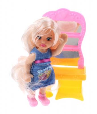 Jonotoys tienerpop Patty 12 cm meisjes kaptafel Jonotoys tienerpop Patty 12 cm meisjes kaptafel