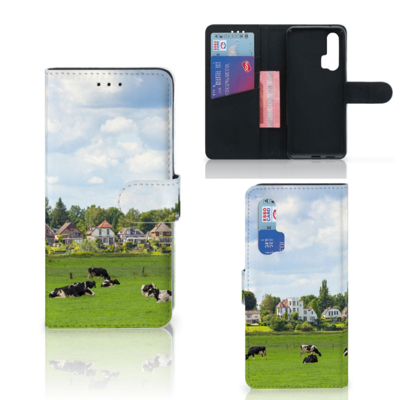 Honor 20 Pro Telefoonhoesje met Pasjes Koeien Honor 20 Pro Telefoonhoesje met Pasjes Koeien