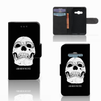 Telefoonhoesje met Naam Samsung Galaxy Trend 2 Skull Eyes