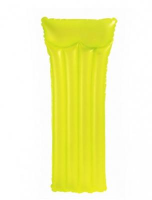 Intex luchtbed Neon Frost 183 x 76 cm geel Intex luchtbed Neon Frost 183 x 76 cm geel