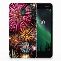 Nokia 2 Silicone Back Cover Vuurwerk