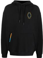 Marcelo Burlon County of Milan hoodie à broderies - Noir