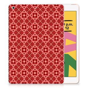 Apple iPad 10.2 | iPad 10.2 (2020) | 10.2 (2021) Hippe Hoes Batik Rood