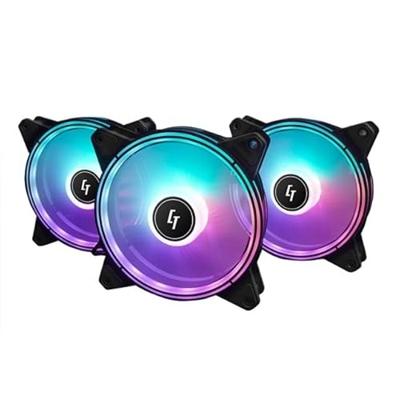 CHIEFTEC NF-3012-RGB 3-delige RGB-ventilatorset (Nova), behuizingsventilator, 3-pack incl.