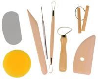 Kids At Work pottenbak gereedschap junior hout/staal bruin/grijs