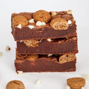 Pepernoten brownie - 6 Brownies - Brievenbus Pakket