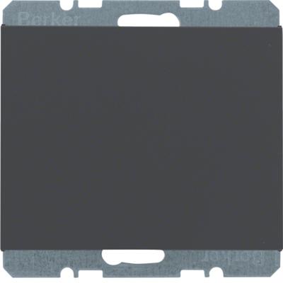 Hager berker K.1 bedieningselement/centraalplaat kunststof/metaal, antraciet Hager berker K.1 bedieningselement/centraalplaat kunststof/metaal, antraciet
