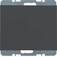 Hager berker K.1 bedieningselement/centraalplaat kunststof/metaal, antraciet