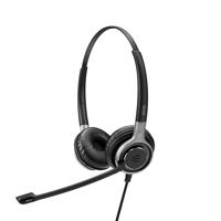 Sennheiser SC 668 Binaural Head-Band Black Headset - Headsets (CALL Center/Office, Public Headband, Black, Wired, 1 M)