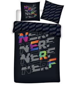 Nerf Dekbedovertrek Logo Biologisch Katoen