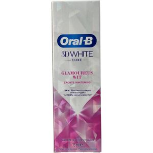 Oral B Tandpasta 3D white luxe glamorous white (75 ml)