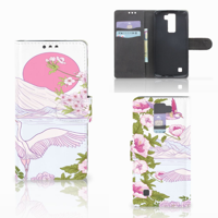 LG K8 Telefoonhoesje met Pasjes Bird Standing
