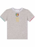 Dolce & Gabbana Kids t-shirt à logo imprimé - Gris