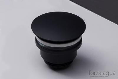 Afvoerplug chroom 5/4'' altijd open zwart