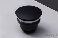 Afvoerplug chroom 5/4'' altijd open zwart