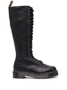 Dr. Martens bottes en cuir à lacets - Noir