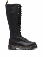 Dr. Martens bottes en cuir à lacets - Noir - thumbnail