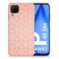 Huawei P40 Lite TPU bumper Pattern Orange