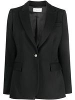 P.A.R.O.S.H. blazer en laine vierge à simple boutonnage - Noir