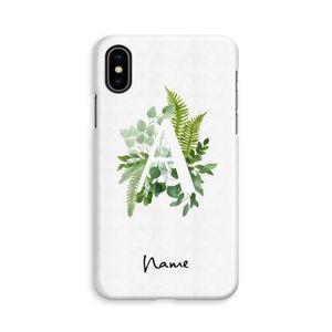 Green Brush: iPhone Xs Volledig Geprint Hoesje