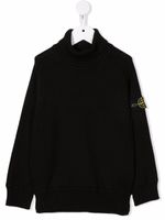 Stone Island Junior pull à col roulé - Noir