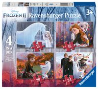 Ravensburger puzzel 4 in 1 12+16+20+24 stukjes disney frozen liefde en vriendschap - thumbnail