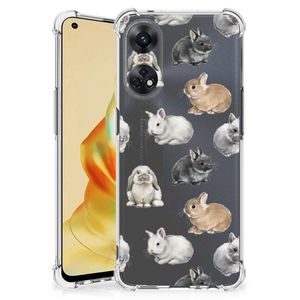 Case Anti-shock voor OPPO Reno8 T 4G Konijntjes