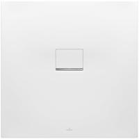 Villeroy & Boch Squaro Infinity kunststof douchebak quaryl vierkant 100x100x4cm mat wit UDQ1010SQI1V-RW - thumbnail