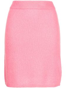 Cashmere In Love Ula fine-knit miniskirt - Rose