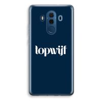 Topwijf Navy: Huawei Mate 10 Pro Transparant Hoesje - thumbnail