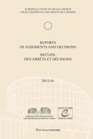 Reports of judgments and decisions; Recueil des arrets et decisions - Paperback (9789462400627)