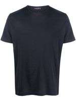 Loro Piana t-shirt en soie mélangée - Bleu