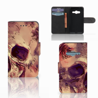 Telefoonhoesje met Naam Samsung Galaxy Trend 2 Skullhead