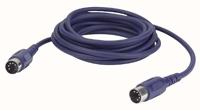 Midi kabel gegoten Conn.0.75mt DIN 5p 3-pins aangesloten